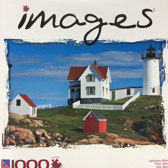 NEW Jigsaw Puzzle 1000 pieces Lighthouse Maine Sealed Box - Picture 9 of 9